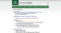 Desktop Screenshot of midsouthaalas.org